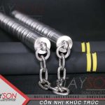 Côn nhị khúc inox trúc thiết kế mạnh mẽ