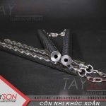 Côn nhị khúc inox xoắn