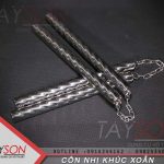 Côn nhị khúc inox xoắn có chuông