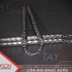 Côn nhị khúc inox xoắn giá rẻ